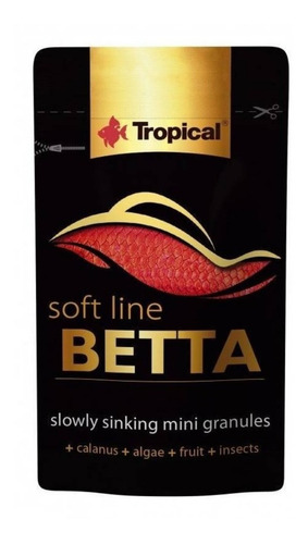 Alimento Tropical Soft Line Betta Premium Peces Betta 5grs