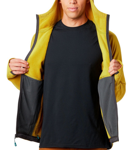 Imagen 2 de 5 de Campera Mountain Hardwear Keele Hoody Softshel Hombre (dark