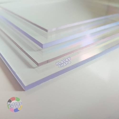 Imagem 2 de 5 de Chapa Ps Cristal Transparente 4,8mm X 71,3cm X 20cm