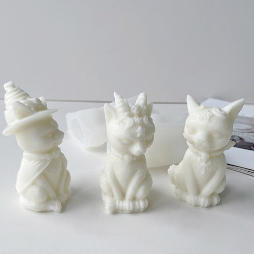 Molde De Silicona Con Forma De Vela (3 #mold) Para Decoració