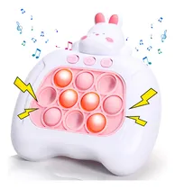 Comprar Juguetes Pop Electronico Juguete Antiestres Quick Push Game Divertido Fast Push Educativo Con Sonido De Color Blanco Conejos