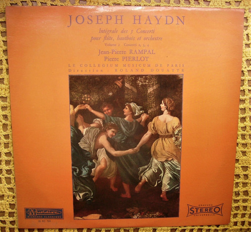 Jean Pierre Rampal Haydn: Integrale Des 5 Concerti Lp Vinilo