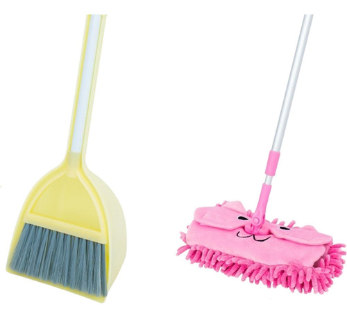 Little Housekeeping Helper Set De Escoba Escoba Amarilla