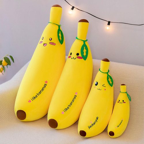 Almohada De Peluche De Plátano, Juguete De 50cm Lindo