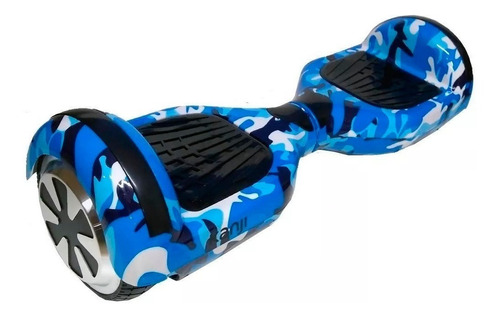 Hoverboard Kanji Con Luz 110 Kg Con Bluetooth Color Azul