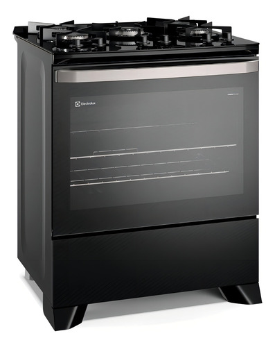 Fogão A Gás De Piso 5 Bocas Electrolux Com Vaporbake - Fe5gp Cor Preto