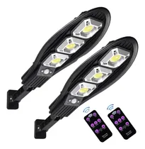 Comprar 2pcs 500w Llevó La Luz Solar Al Aire Libre Lámpara Solar Luz