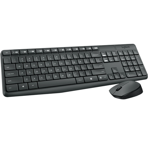 Imagen 5 de 5 de Kit Teclado Y Mouse Inalámbrico Logitech Mk235 Usb 2.4 Ghz