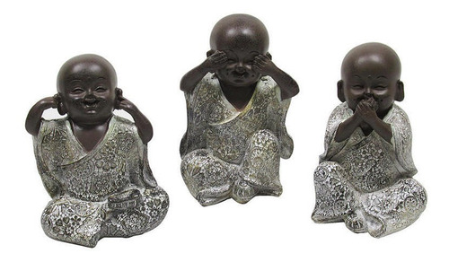 Set Figuras Buddha Niño Sentados