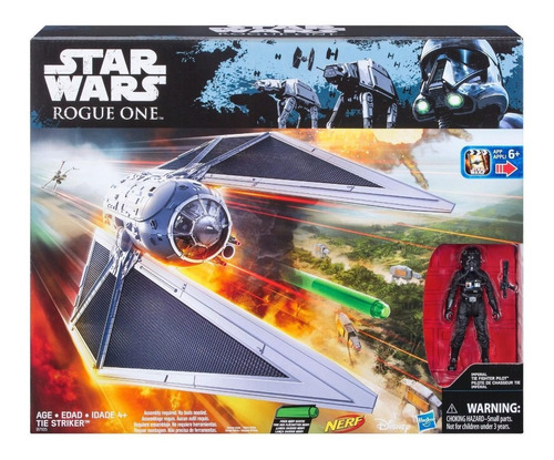 Star Wars Nave R1 Tie Striker Con Figura Original Hasbro