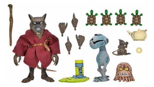 Figura Tmnt Mirage Comics - Splinter (neca)