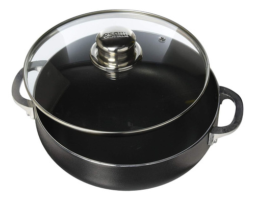 Caldero Antiadherente De Carbono Iusa Usa De 3.2 Cuartos De