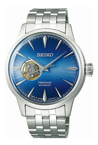Seiko Reloj Presage Caballero Automatico Ssa439j1 Azul,
