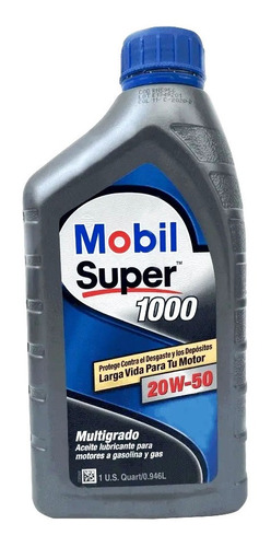 Aceite Motor Mobil 20w-50 Mineral 