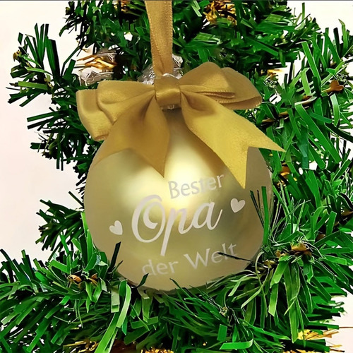 Nuevas Bolas De Árbol De Navidad Conmemorativas Para Abuelos