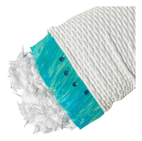 Pack X 2 Almohada Dreamor Twosides Fibra Memory Foam Suave