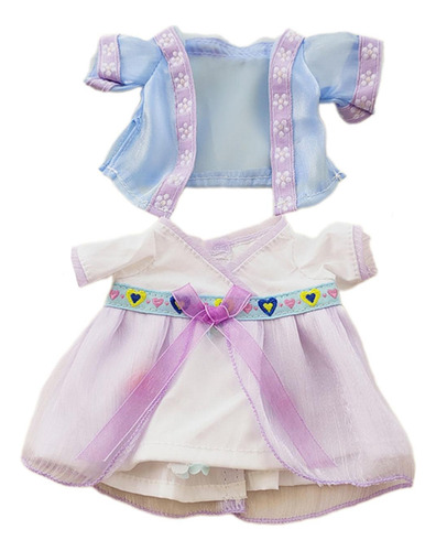 2 Bonecas Saia Antiga Chinesa, Roupas De Boneca Feitas Azul