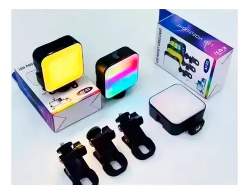 Mini Luz Led Rgb Continua Portátil Para Video O Fotografía