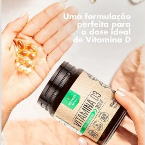 Vitamina D3 Ultra Concentrado 2000ui Colecalciferol 60 Capsu