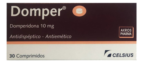Domperidona Domper X 30 Comprimidos