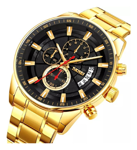 Skmei - Reloj Análogo 9285gdbk Para Hombre