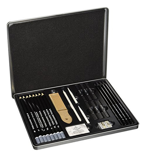 Royal Y Langnickel Standard Estaño Grafito Sketching Art Set