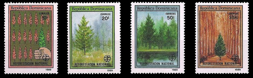 Arboles - Reforestación - República Dominicana - Serie Mint