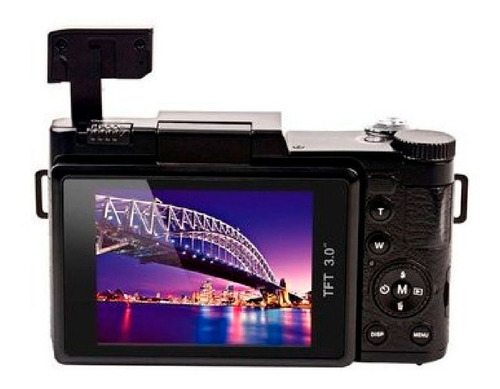 Imagen 3 de 5 de Cámara Digital Dsrl Vak 3500 Lcd 3' 24mp Wifi App Lentes