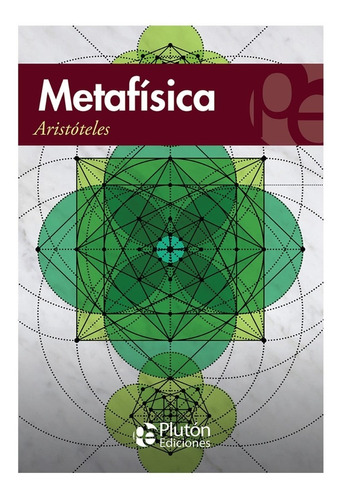 Metafísica Aristóteles Plutón Ediciones