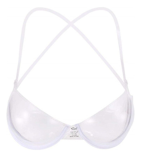 Ropa Interior Para Mujer, Sujetador Transparente, Correa Inv