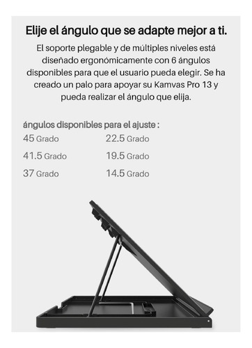 Imagen 9 de 10 de Tableta Gráfica Con Pantalla Hd Huion Kamvas 13 Pro = Wacom