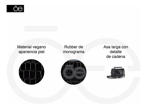 Bolsa Briefcase Cloe Jarim I Mediano Color Negro
