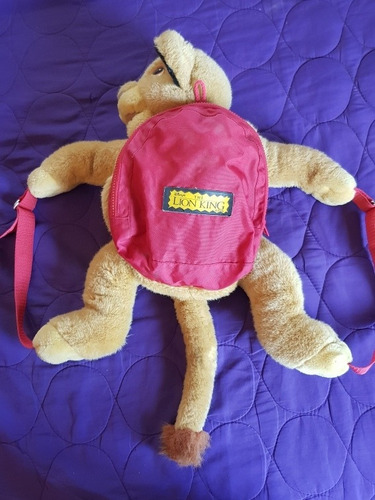 Mochila El Rey Leon Peluche