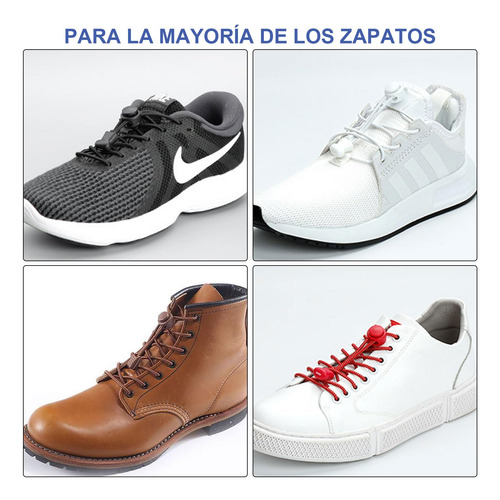 4 Pares Agujetas Elasticas, Cordones Elásticos Tenis