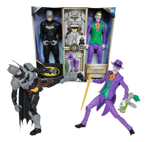 Spin Master Batman Joker Pack 2 Figuras 30 Cm Original Niño