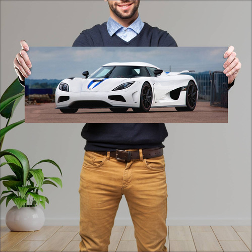 Cuadro 30x80cm Auto 2011 Koenigsegg Agera R 4487 13