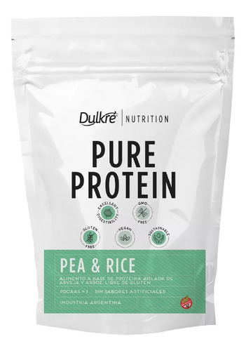 Pea & Rice - Pure Protein 1/4kg Dlk Nutrition Arveja Y Arroz