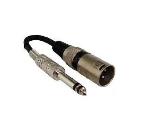  Cabo 20 Cm Adaptador  P10 Stereo  X Xlr Macho