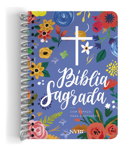 Bíblia Anote NVI grande - Capa céu azul, de Sbi. Geo-Gráfica e Editora Ltda em português, 2020