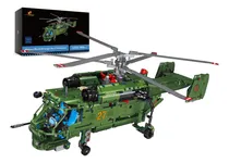 Comprar Set De Construcción De Helicóptero Militar Jmbricklayer