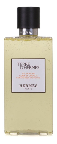 Gel De Ducha Hermes Terre D'hermes Para Hombre, Cabello Y Cu