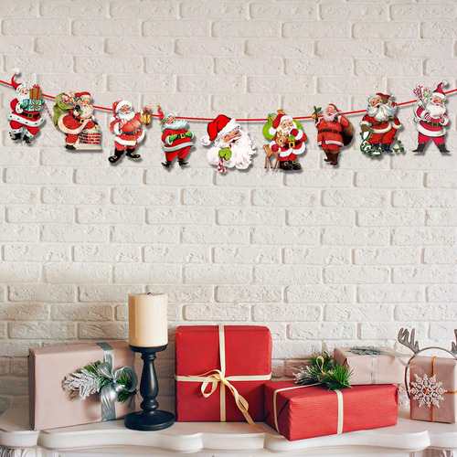 Banner De Navidad, Banderas Colgantes, Accesorios Diy,