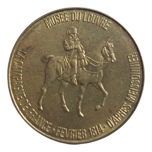 Medalla Conmemorativa Napoleon Museo Louvre