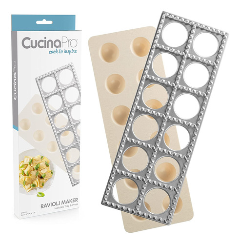 Maquina Para Hacer Raviolis De Cucina Pro - Incluye Bande...