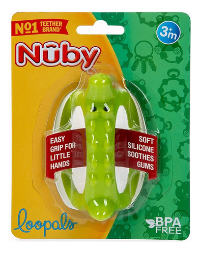 Luv N Care/nuby Nuby 100% Silicona Loopals Easy Grip Loopy P