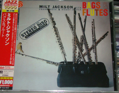 Milt Jackson Bags & Flutes Cd Nuevo Japón / Kktus