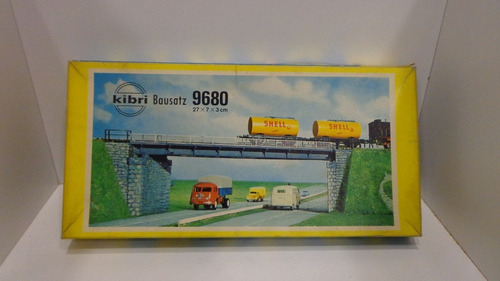 Kibri H0 9680 Kit Puente Ferroviario Para Armar 1/87