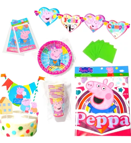 Decoración cumpleaños Peppa Pig