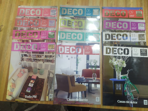 Lote De 12 Revistas Deco De Clarín 