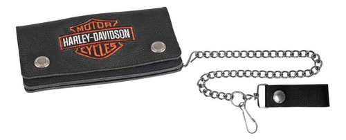 Harley-davidson - Cartera Alta Para Motorista Con Bordado B&